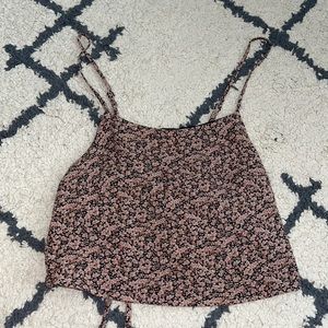 American eagle floral crop top